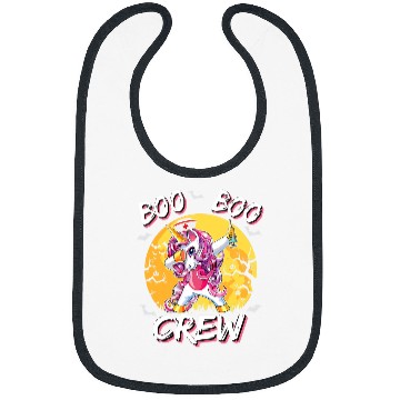 Discover Unicorn Pet Boo Boo Crew ghosts nurses Unicorn Halloween Custome Nursing 1 Bibs