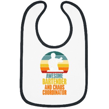 Discover Awesome Bartender and Chaos Coordinator Bartender Bibs