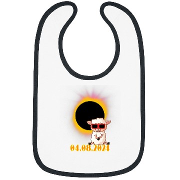 Discover Sheep Pet Solar Eclipse 04 Sheep with Solar Eclipse Glasses Bibs