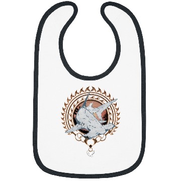 Discover Shark Pet Hammerhead Shark Polynesian Tribal Bibs