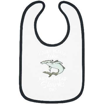Discover Shark Pet Hammerhead Shark Head Tooth Funny 36 Bibs