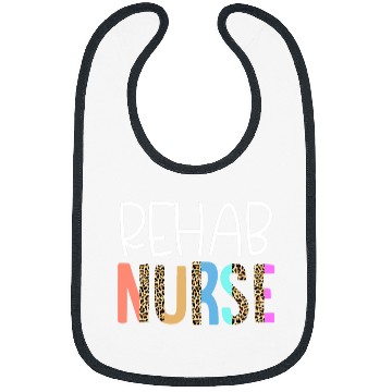 Discover nurses Job Rehab nurses Bohemian Cheetah Leopard Print Pattern Bibs
