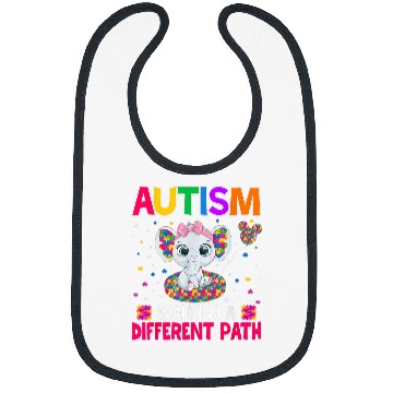 Discover Autism Puzzle Walking a Different Path Support Autism Warriors Bibs