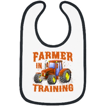 Discover Tractor Fun Boy Farmer In Training Bibs