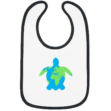 Discover Turtle Pet There is No Planet B Turtle Ecofriendly 2 Bibs