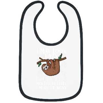 Discover Sloth Pet Lab Merch Laboratory Chemistry Science Bibs