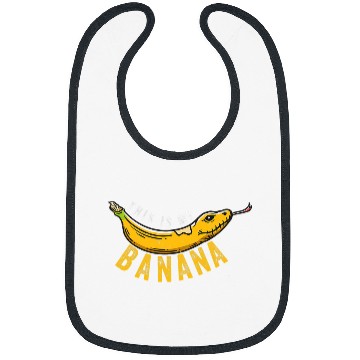 Discover Python Pet ball python coral python noodle reptile snake animal banana Bibs