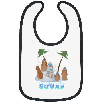 Discover Penguin Pet Vacay Squad Funny Penguins Bear Family Vacation Summer Beach Penguins Penguins Bibs