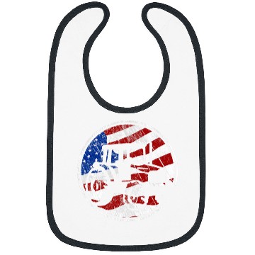 Discover Tractor Fun driving Pulling American Flag vintages Tractor Pulling Bibs