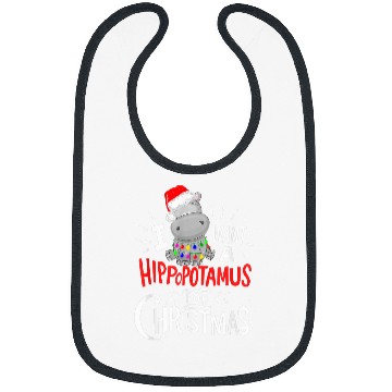 Discover Hippo Pet I Want A Hippopotamus For Christmas xmass Hippo6211 Bibs