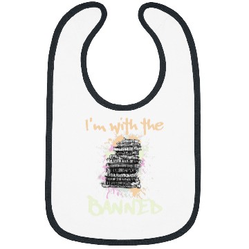 Discover Book Fun Im with the banned book sarcastic Bibs