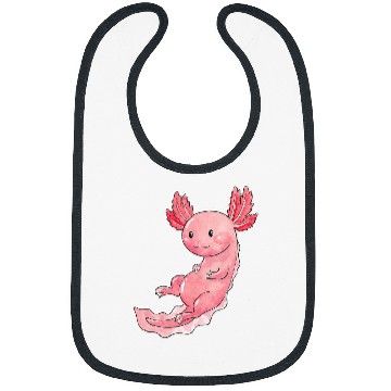 Discover Axolotls Pet Watercolour Design 2Mexican Salamander Sweet Bibs