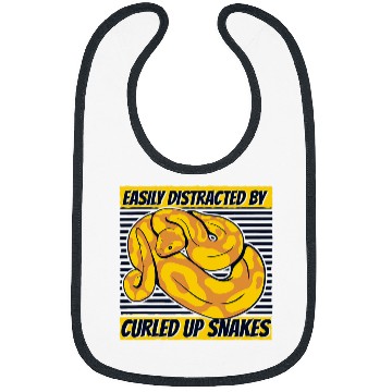 Discover Python Pet Easily Distracted By Curled Up Snakes Banana Ball Python Bibs