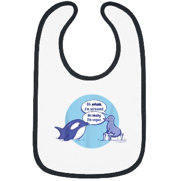 Discover Whale Pet Seal Vegan Bibs