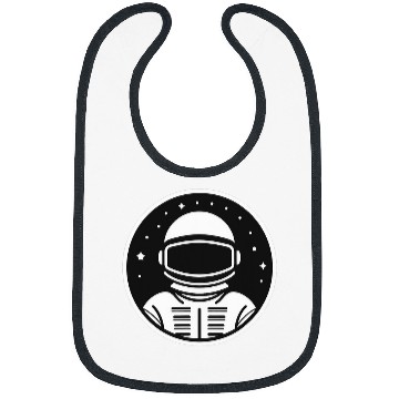 Discover Astronaut in Space Love Astronauts Minimal Design Bibs