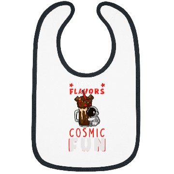 Discover Astronaut Job Astronomy Solar System Outer Space Kids Ice Cream 3 Bibs