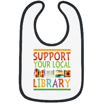 Discover Book Fun Support Your Local Library Book Reader Librarian Bookworm Bibs
