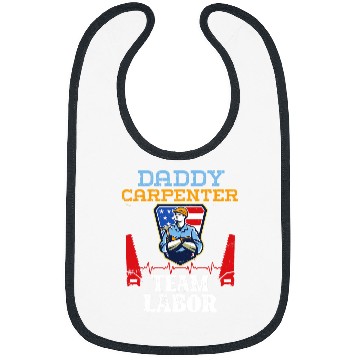 Discover Woodworker Job Awesome Daddy Carpenter Team Labor Day Bibs