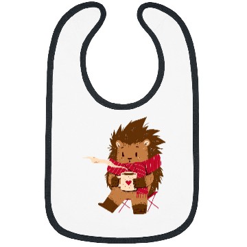 Discover Hedgehog Pet Hot Coco Hedgehogs Camping Crew Road Trip Bibs