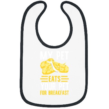 Discover Python Pet Banana Ball Python My Pet Eats Your Pet For Breakfast Bibs