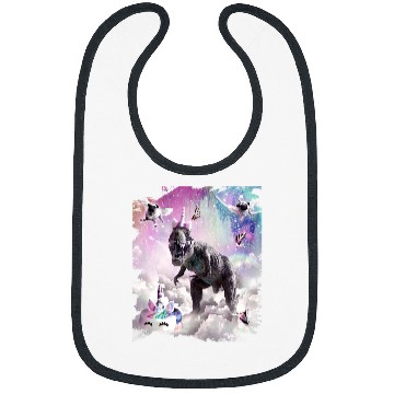 Discover Unicorn Pet Rainbow Dinosaur Bibs