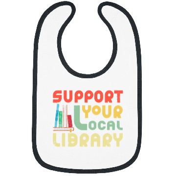Discover Book Fun Support Your Local Library Book Lover Librarian Bookworm Bibs