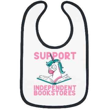Discover Book Fun Support Independent Bookstores Book Lover Reading Nerd Bibs