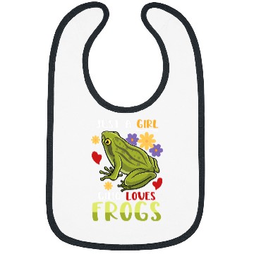 Discover Frog Pet Just A Girl Who Loves Frogs Animal Lover Frog Toad Bibs