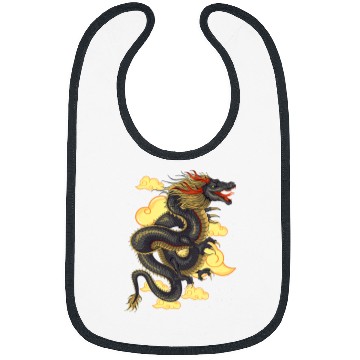 Discover Dragon Pet Chinese Dragon Japanese Art Tokyo Dragon Asia Tattoo Style 000037 Bibs