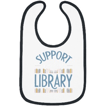 Discover Book Fun Support Your Local Library Library Lover Book Reader 1 Bibs
