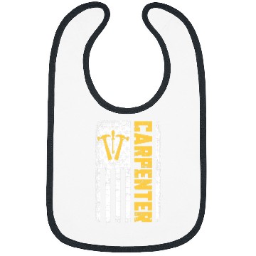 Discover Woodworker Job Mens USA Flag Carpentry American Pride Craftsman Bibs