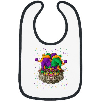 Discover Sheep Pet Mardi Gras Animal Face Farmer carnivals Jester Festival Bibs