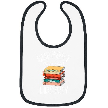 Discover Book Fun Support Your Local Library Reading Animal Lover Bibs