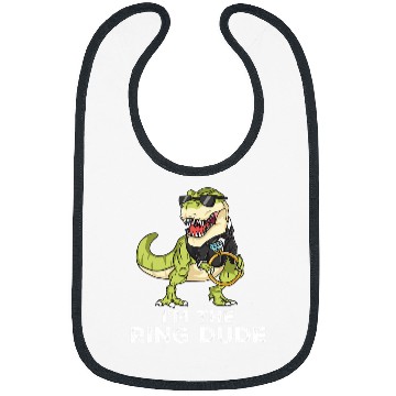 Discover Dinosaur Pet Bear Dinosaur Tyrannosaurus rexs TRex Ring Bearersaurus Page Boy 3 Bibs