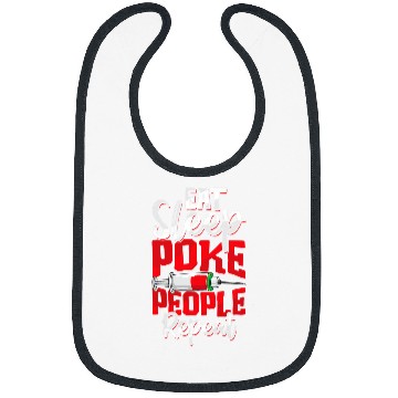 Discover nurses Job Eat Sleep Poke People Funny Phlebotomy Phlebotomist nurses Bibs