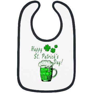 Discover Beer Fun Happy St Patrick s Day Green Beer Mug Parade And Pub Bibs