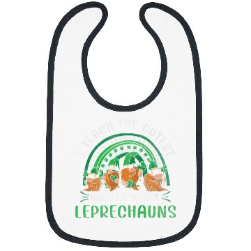 Discover I Teach The Cutest nursesry School Leprechauns St Patricks Bibs