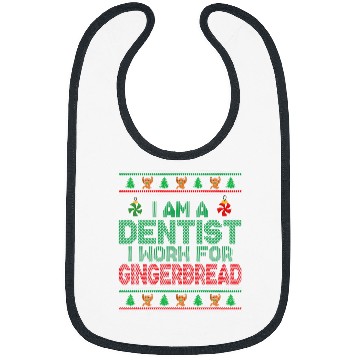 Discover dentists Job Christmas Dental Hygiene Ugly Christmas Dental Squad Bibs