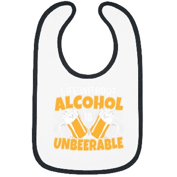 Discover Beer Fun Life Without Alcohol is UnBeerable Bibs
