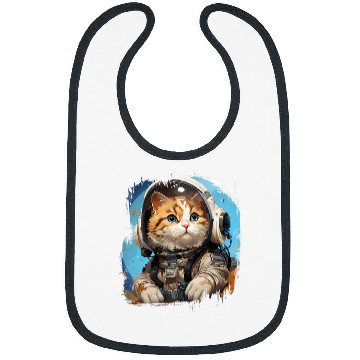 Discover Scotch Fold Cat Astronaut Vbs 2T Bibs