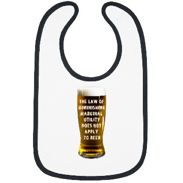 Discover Beer Fun Beer Economics Funny Beer Drinker Artwork for Beer Lovers Bibs