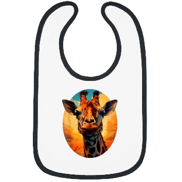 Discover Giraffe Pet Face 8 Bibs