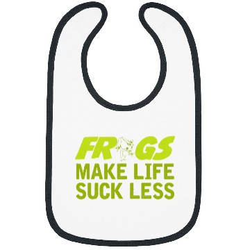 Discover Frog Pet Make Life Suck Less Frog Toad Joke Bibs