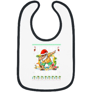 Discover Flamingo Pet Santa Claus Flamingo Float Tis the SeaSun Christmas in July 6 Bibs