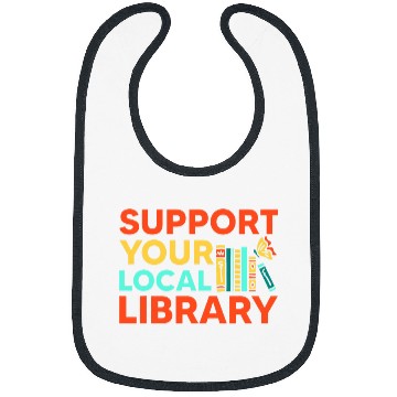 Discover Book Fun Readers Lovers Reading Support Your Local Library 0 Bibs
