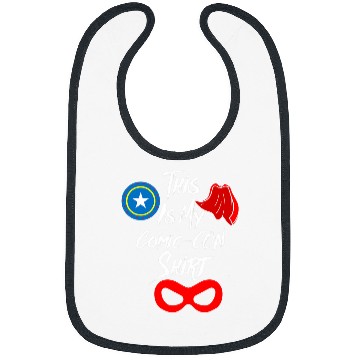 Discover Book Fun Comic Book Collector This is my Comic Con Bibs