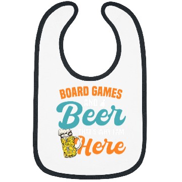 Discover Beer Fun Thats why i am here beer alcohol board game board games Bibs