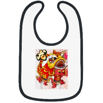 Discover Dragon Pet Lunar New Year 1 Bibs