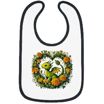 Discover Dragon Pet Marigold Moss Dragon Illustration 2 Bibs