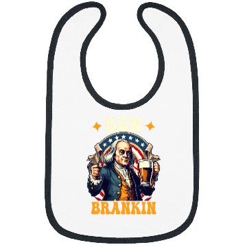 Discover Funny 4th of July Ben Drankin Patriotic Bibs